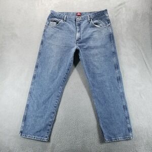 Wrangler Jeans Mens 38x30 Blue Cowboy‎ Cut 31MWZ Western Rodeo American Denim